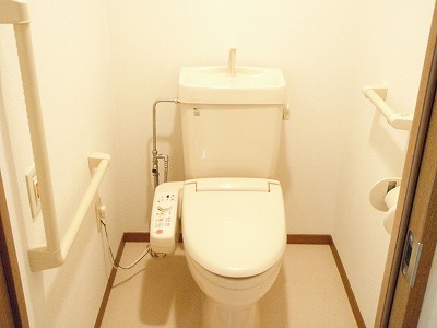 Toilet. With Washlet