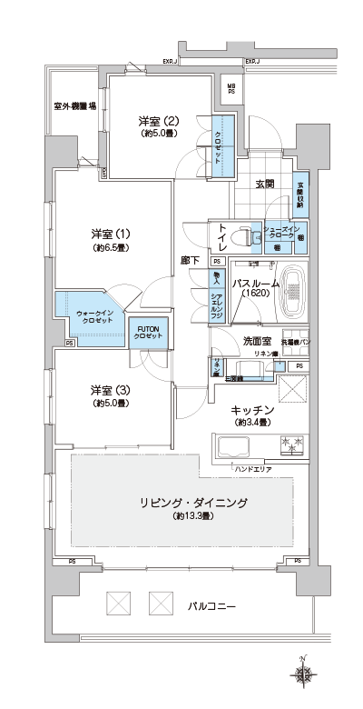 Floor: 3LDK + WIC + SIC, the occupied area: 80.25 sq m, Price: TBD
