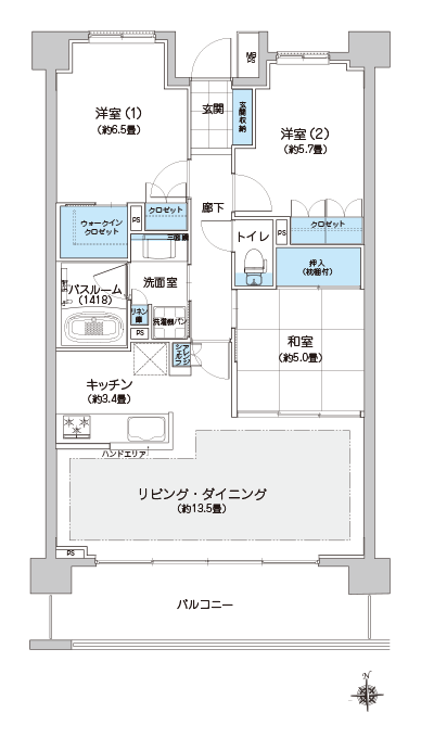 Floor: 3LDK + WIC, the occupied area: 75.62 sq m, Price: TBD