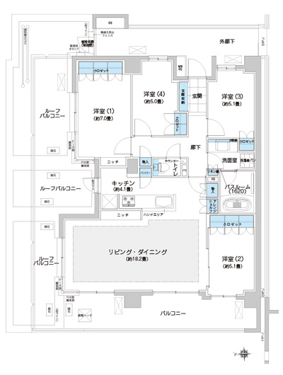 Floor: 4LDK, occupied area: 97.42 sq m, Price: TBD