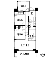 Floor: 3LDK, occupied area: 73.05 sq m, Price: TBD