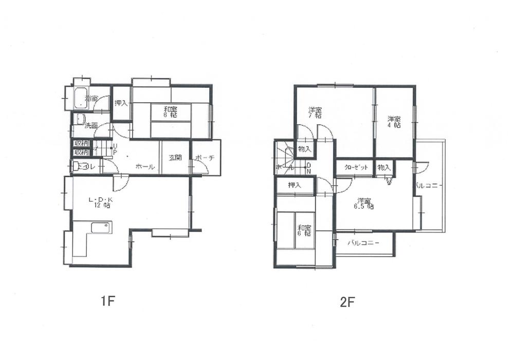 Floor plan. 19,800,000 yen, 5LDK, Land area 100.12 sq m , Building area 82.8 sq m