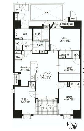 Floor plan. 4LDK, Price 31,900,000 yen, Occupied area 78.94 sq m , Balcony area 5.4 sq m