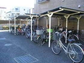 Other common areas. There is also a bicycle parking!