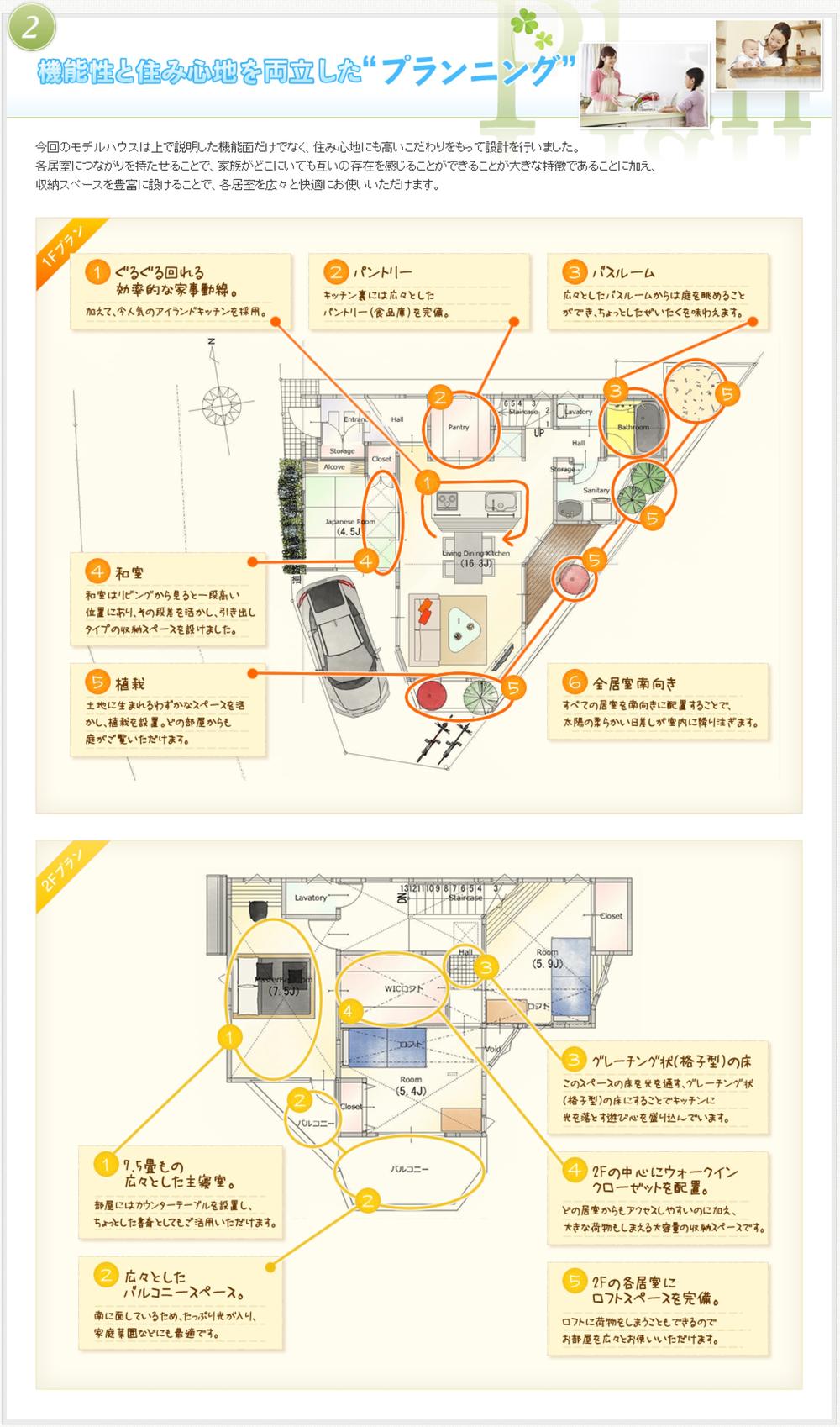 Floor plan. 52,800,000 yen, 4LDK, Land area 97.7 sq m , Leisurely spend a building area of ​​104.47 sq m family, Planning can feel the presence of the family while wherever you are (4LDK)