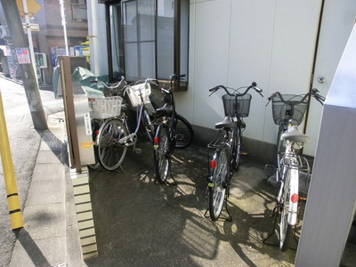 Other common areas. On-site is a bicycle parking lot.