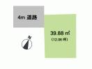Compartment figure. Land price 9 million yen, Land area 39.88 sq m