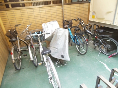 Other. Bicycle parking lot equipped with a roof!