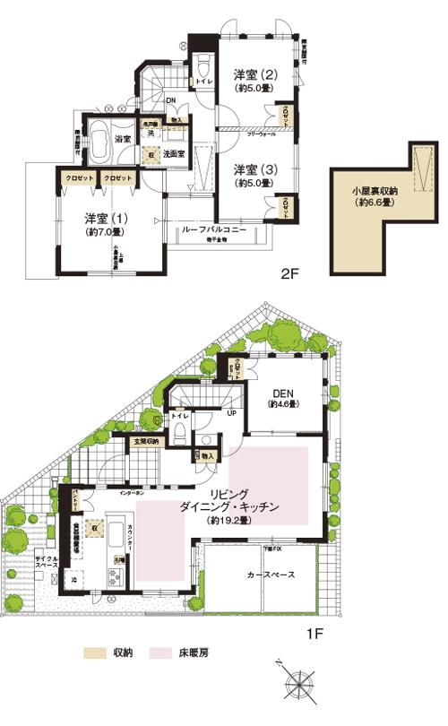 Floor plan. 600m to Life Act peer North Akabane store