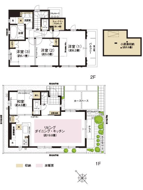 Floor plan. 600m to Life Act peer North Akabane store