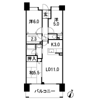Floor: 3LDK + BW, the occupied area: 70.07 sq m, Price: 41,880,000 yen, now on sale