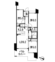 Floor: 3LDK + WIC, the occupied area: 62.01 sq m, Price: 32,680,000 yen, now on sale