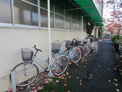 Other. There is space put bicycles on site. 