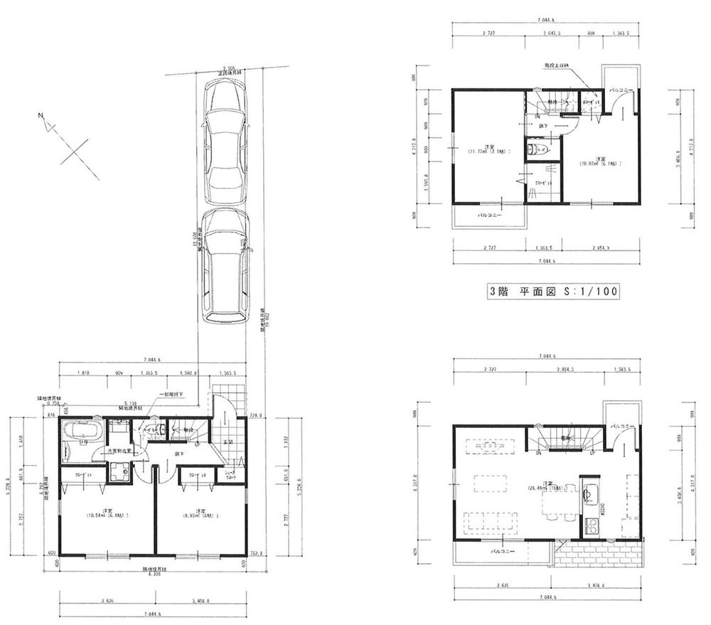 Building plan example (floor plan). Building plan example (B compartment) 4LDK, Land price 45,800,000 yen, Land area 84.56 sq m , Building price 16 million yen, Building area 95.18 sq m