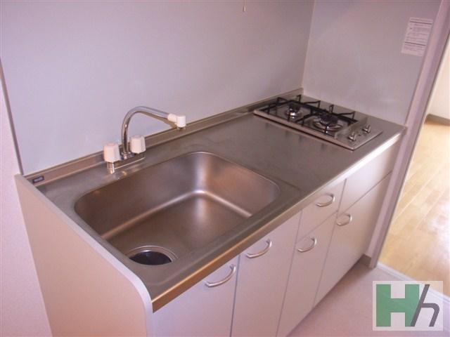 Kitchen. Two-burner gas system chitin equipped