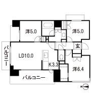 Floor: 3LDK + WIC, the occupied area: 66.48 sq m, Price: 37,800,000 yen, now on sale