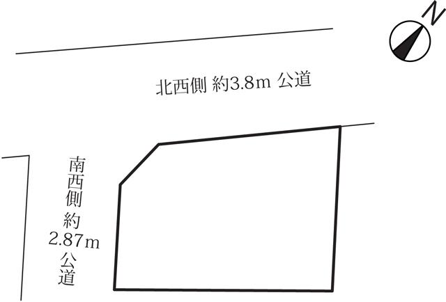 Compartment figure. 35,800,000 yen, 3LDK, Land area 42.46 sq m , It is a building area of ​​75.66 sq m corner lot