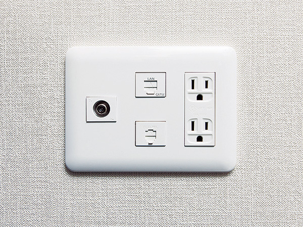 Other.  [Multi-media outlet] Electrical outlet, Telephone terminal, TV terminal, Integrated Internet terminal.