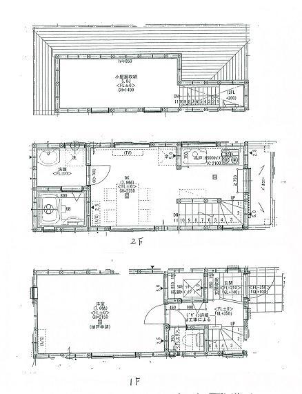 Floor plan. 23.8 million yen, 1DK + 2S (storeroom), Land area 33.28 sq m , Building area 39.76 sq m