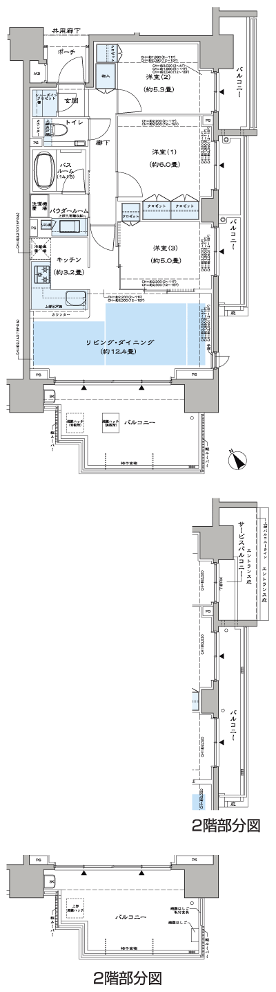 Floor: 3LD ・ K + SIC (shoes closet), the occupied area: 70.63 sq m