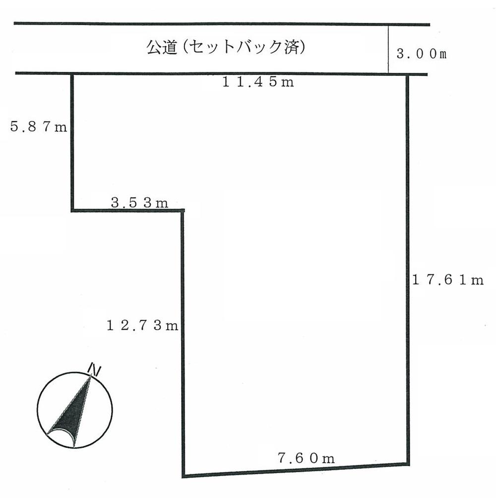 Compartment figure. Land price 85 million yen, Land area 163.17 sq m compartment view