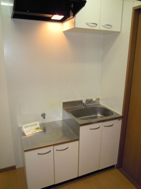 Kitchen. It is put two-burner stove