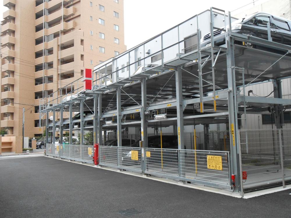 Parking lot. Common areas