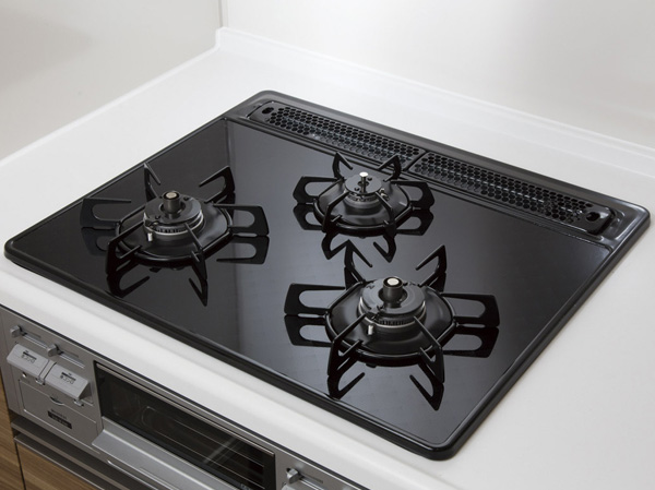 Kitchen.  [Glass top stove] In easy to clean, Easy-to-use and simple design. Extinction is a safety device and with overheating prevention function of the temperature rise automatically sensed control.