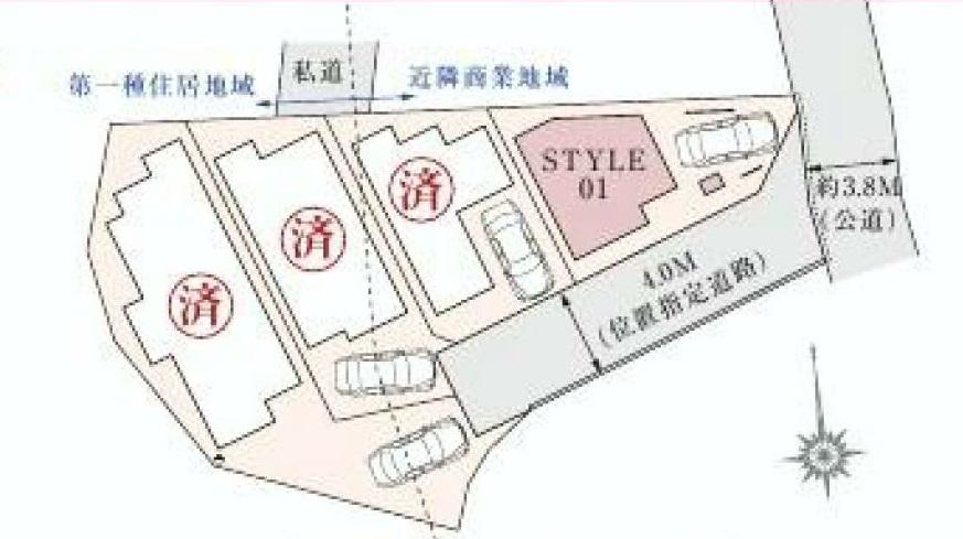 Compartment figure. 43,800,000 yen, 3LDK + S (storeroom), Land area 68.8 sq m , Building area 66.8 sq m compartment view
