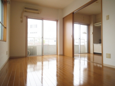 Living and room. South-facing with a good per sun ☆