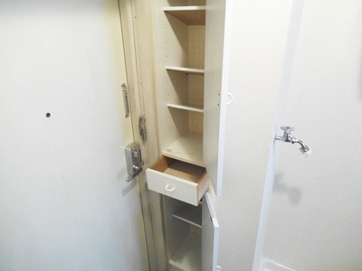 Entrance. Cupboard plenty of storage!