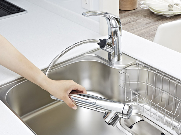 Kitchen. Easy tasty water can be used "water purifier integrated faucet"