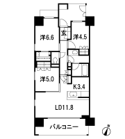 Floor: 3LD ・ K + WIC, the area occupied: 70.1 sq m, Price: 50,980,000 yen ~ 53,980,000 yen, now on sale