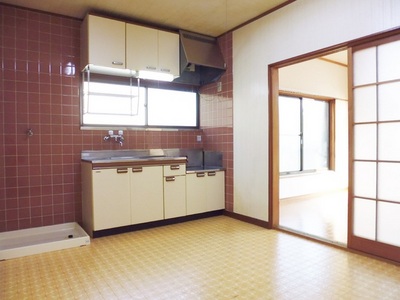 Kitchen. Bright space has a window! 