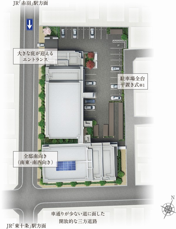 Site layout ( ※ 1)