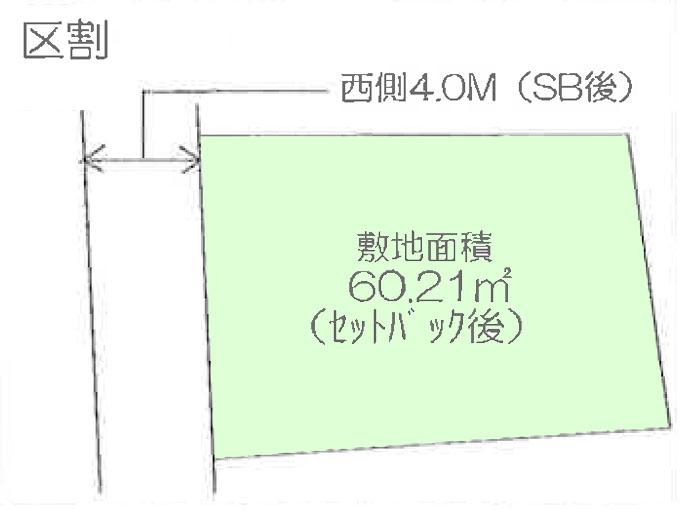 Compartment figure. 43,800,000 yen, 4LDK, Land area 60.21 sq m , Building area 84.46 sq m