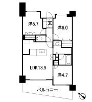 Floor: 3LDK, the area occupied: 64.2 sq m, Price: 43,100,000 yen, now on sale