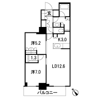 Floor: 2LD ・ K + WIC, the occupied area: 64.97 sq m, Price: 44,500,000 yen, now on sale