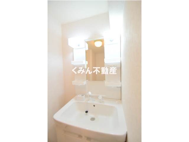 Washroom. It is a photograph of the same floor plan the third floor of the room,