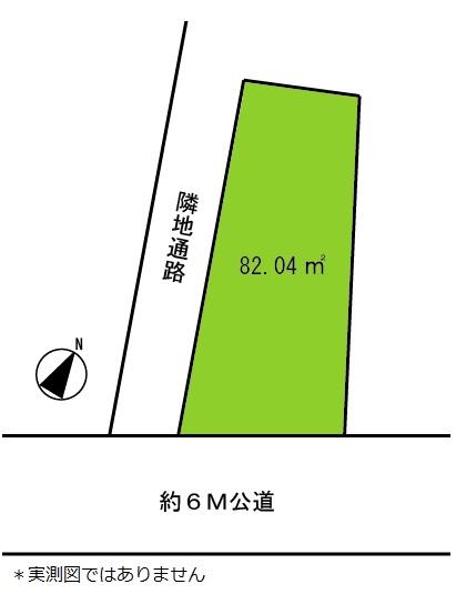 Compartment figure. Land price 41,800,000 yen, Land area 82.04 sq m