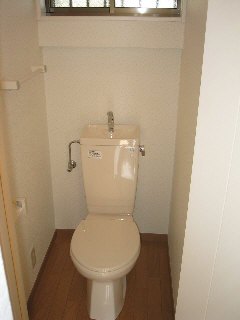 Toilet. Toilet with a bright and clean feeling