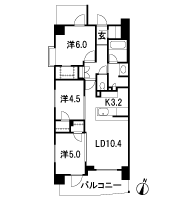 Floor: 3LDK + 3WIC + SIC, the occupied area: 67.27 sq m