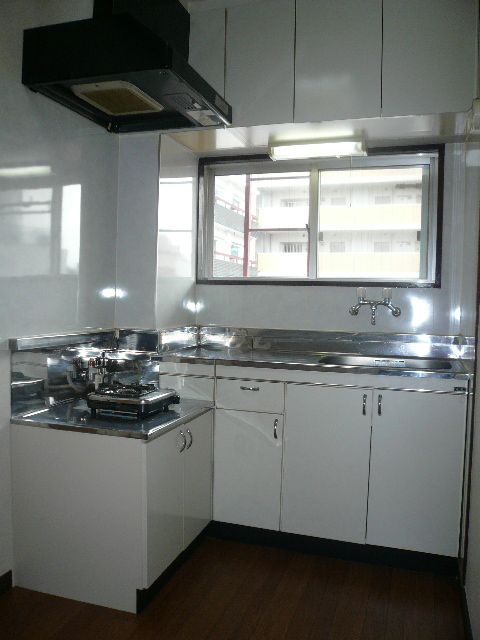Kitchen. To put gas stove There is also a window