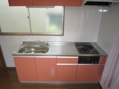 Kitchen. 2 lot gas stoves ・ Grill kitchen