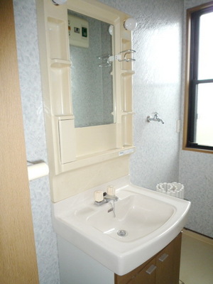 Washroom. Independent wash basin