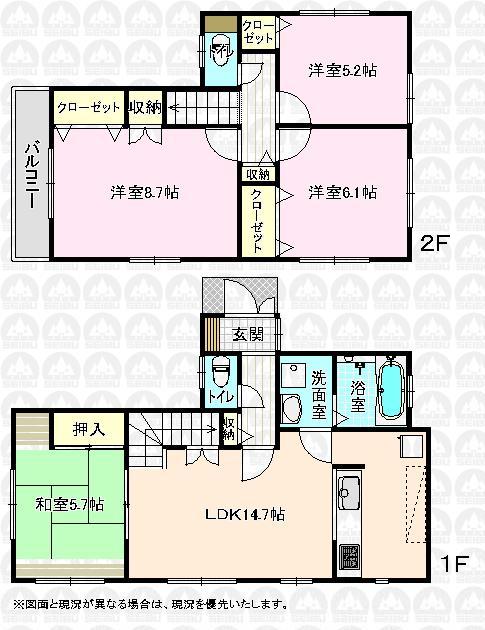 Floor plan. (9 Building), Price 25,800,000 yen, 4LDK, Land area 120.43 sq m , Building area 93.78 sq m
