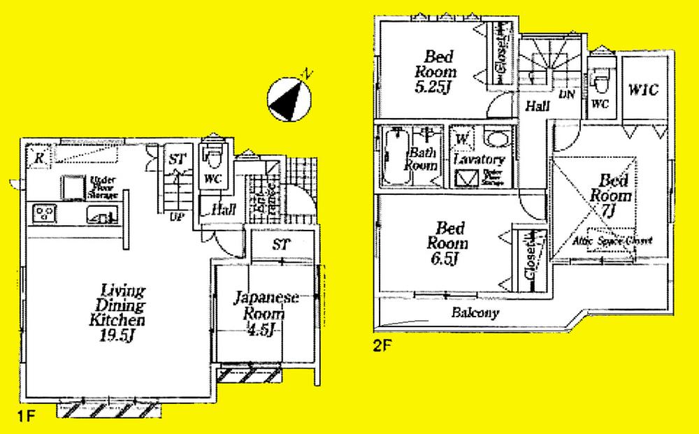 Floor plan. 36,800,000 yen, 4LDK, Land area 120.77 sq m , Building area 95.98 sq m