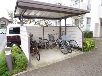 Other common areas. bicycle parking space. 
