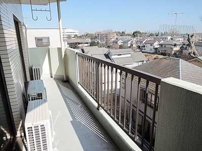 Balcony. Sunny balcony