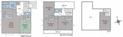 Floor plan. 55,800,000 yen, 4LDK + S (storeroom), Land area 164.65 sq m , Building area 103.5 sq m